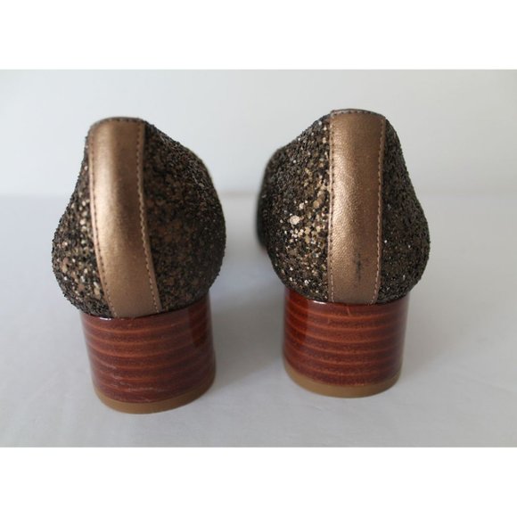 Miista Taissa Pump Morning Sky Glitter Size EU 38/ US 7.5 Anthropologie - Picture 10 of 10